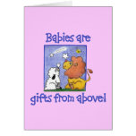 Lion and Lamb catch falling stars Greeting Card