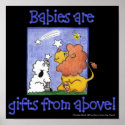 Lion and Lamb catch falling stars posters