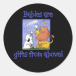 Lion and Lamb catch falling stars Stickers