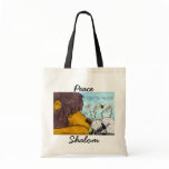 Lion and Lamb Gentle Peace Tote Bags