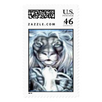Lion and Lamb postage