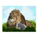 lion and lamb postcards