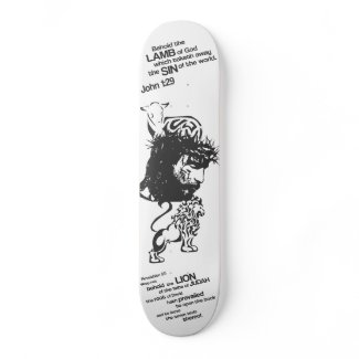Lion and Lamb Skateboard