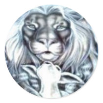 Lion and Lamb stickers