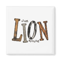 Lion Around magnets