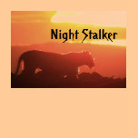 Lion at Sunset Night Stalker Long Sleeve Shirt