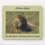 Lion Awakes Mousepad