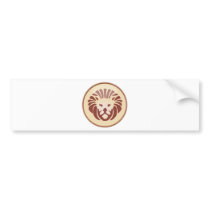 Lion Bumper Sticker