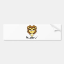 Lion Bumper Sticker
