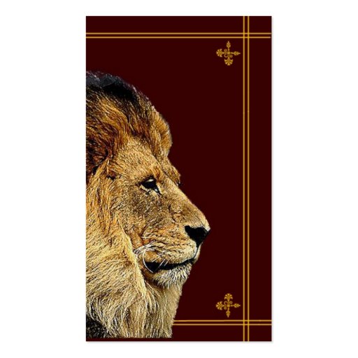 Lion Business Card (front side)