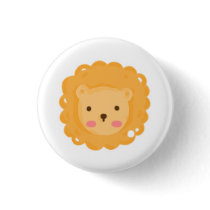 LION PINBACK BUTTONS