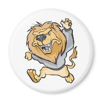 Lion Cartoon magnets
