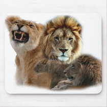 Lion Collage Mousepad by JudsonJoyce Lion Collage Mousepad