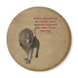 Lion Confucius Inspirational Quote Magnet Lion Confucius Inspirational Quote Magnet