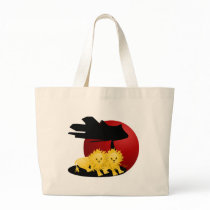 Lion Cub Pair on African Savanna bags