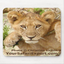 Lion Cub Vertical Mousepad by YourSafariExpert Lion Cub Vertical Mousepad