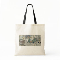 Lion dance by Kitagawa,Utamaro Bag