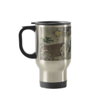 Lion dance by Kitagawa,Utamaro Coffee Mugs