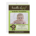 Lion Designer Baby Birth Announcement : lime green invitations by BabyShoppe Lion Designer Baby Birth Announcement : lime green invitations