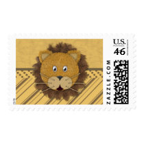 Lion Face postage by naturetees Lion Face postage