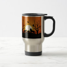 Lion family at sunset mug