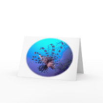 Lion Fish Greeting Card