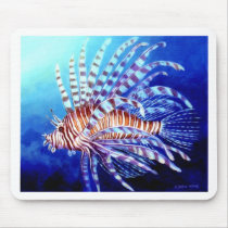 Lion Fish Of Borneo Mouse Pad