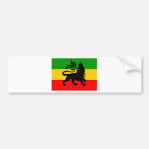 Lion Flag Bumper Sticker