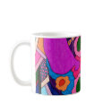 "Lion Flowers" Abstract Art Mug
