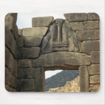 Lion Gate over the entrance Mouse Pads