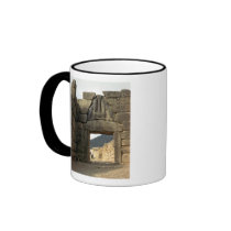 Lion Gate over the entrance Coffee Mugs