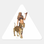 Lion Girl Stickers