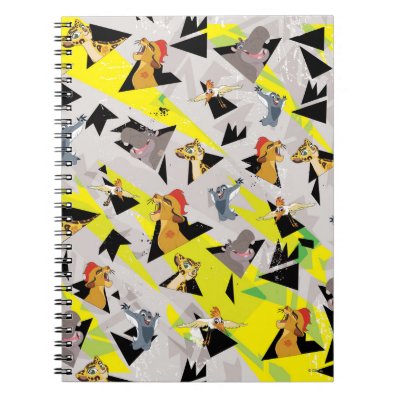 Lion Guard | Triangle Pattern Spiral Note Books