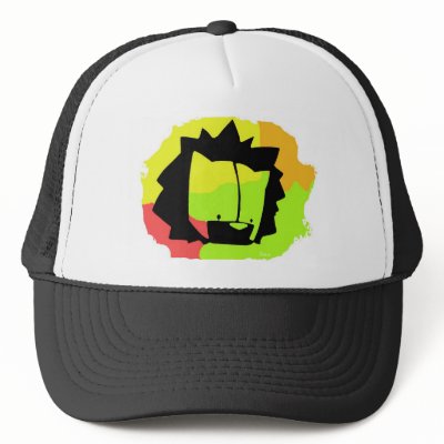 lion head mesh hats by tinster_1021