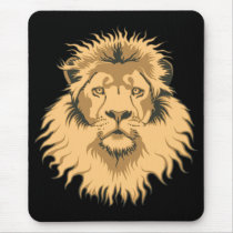 Lion Head Mouse Pads