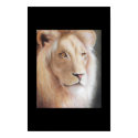 Lion Head Print by goewyn Lion Head Print