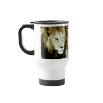 Lion Head Study Coffee Mug
