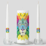 Lion Head Unity Candle Set