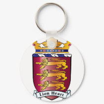 Lion Heart Crest keychains by RawRock Lion Heart Crest keychains