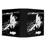 Lion in Black and White 3 Ring Binder