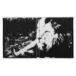 Lion in Black and White iPad Case