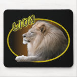 Lion In Oval Mouse Mat