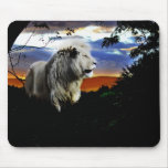 Lion in the jungle mousepad