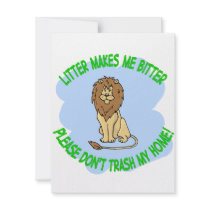 lion personalized invites