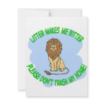 lion personalized invites