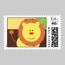 Lion Jungle Stamp stamps