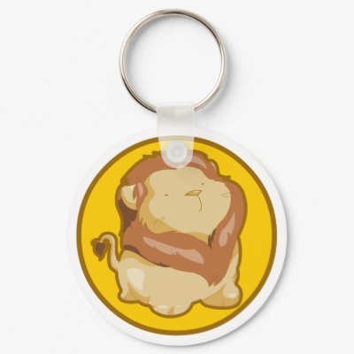 Lion Keychain by fuzzacademy