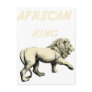 Lion King African King Africa Art Postcards