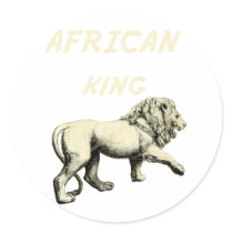 Lion King African King Africa Art stickers