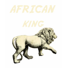 Lion King African King Africa Art shirt